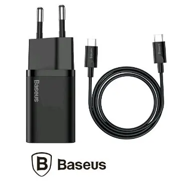 Baseus Super SI rychlonabíječka (25W) černá / 25W / USB-C / 1m