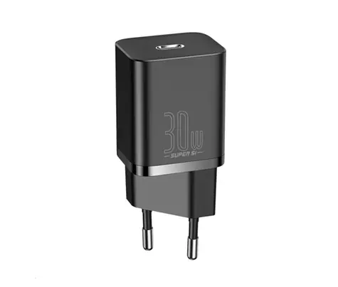 Baseus Super SI rychlonabíječka černá / 30W /  USB-C