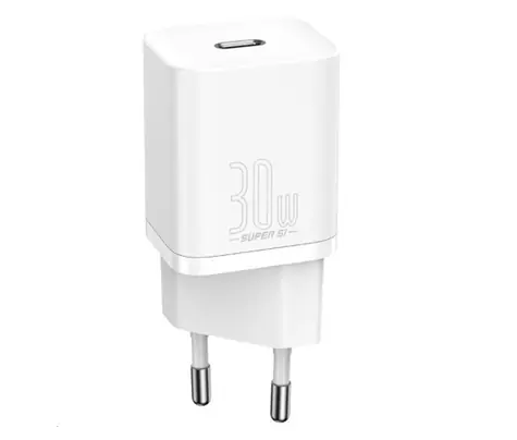 Baseus Super SI rychlonabíječka (30W) bílá / 30W / USB-C