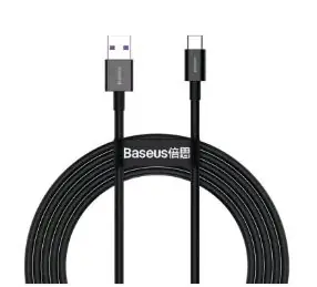 Baseus CATYS-A01 Superior series černá / kabel USB-A na USB-C / 66W / 2m