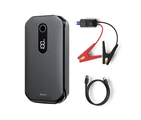 Baseus CRJS03-01 startér do auta černá / 12000mAh / 600A