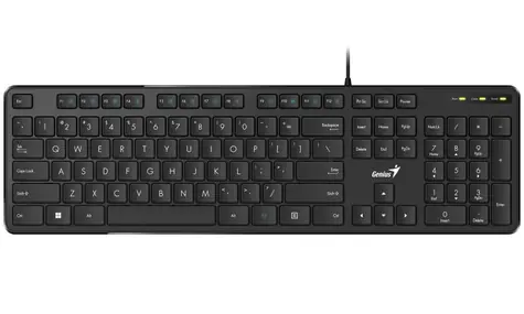 GENIUS Slimstar M200 černá /Kancelářská klávesnice / drátová /  USB / CZ+SK layout