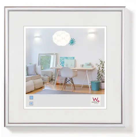 Walther New Lifestyle 30x30 Plastový foto rám stříbrná 
