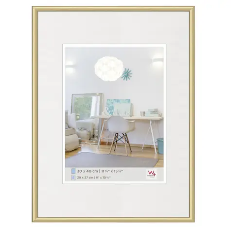 Walther New Lifestyle 30x40 Plastový foto rám zlatá 