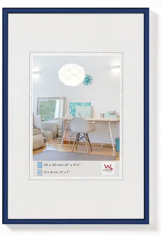 Walther New Lifestyle 21x29.7 Plastový foto rám modrá / DIN A4 
