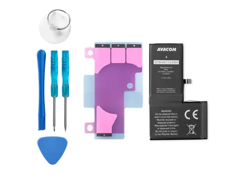 AVACOM Baterie pro Apple iPhone X - vysokokapacitní (3210mAh) / Li-Ion / 3.82V / 3210mAh / (náhrada 616-00346)