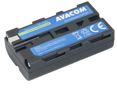 AVACOM baterie pro SONY NP-F550 (2600mAh) / Li-Ion / 7.4V / 2600mAh / 19.2Wh