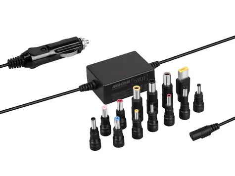 AVACOM QuickTIP-CAR 65W - univerzální adaptér do auta pro notebooky + 13 konektorů