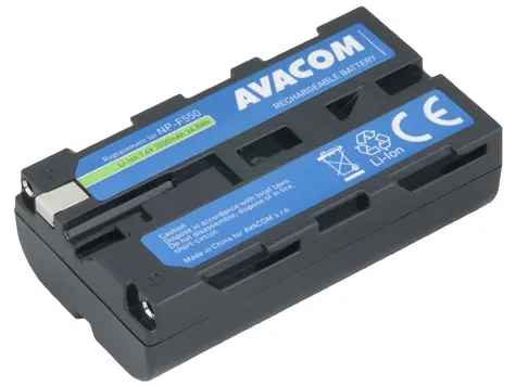 AVACOM baterie pro SONY NP-F550 (3350mAh) / Li-Ion / 7.4V / 3350mAh / 24.8Wh