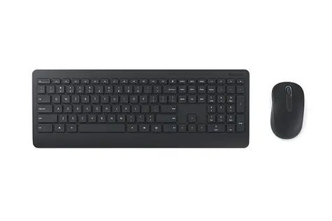 Microsoft Wireless Desktop 900 černá / bezdrátová klávesnice a myš / USB přijímač / AES šifrování / UK layout