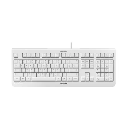 CHERRY JK-0800EU-0 šedá / Kancelářská klávesnice / drátová / USB / EU layout