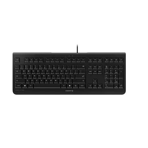 CHERRY JK-0800EU-2 černá / Kancelářská klávesnice / drátová / USB / EU layout