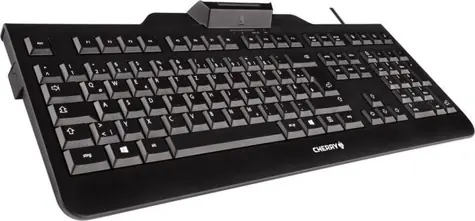 CHERRY JK-A0100DE-2 černá / Kancelářská klávesnice / drátová / USB / DE layout