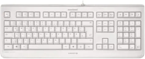 CHERRY JK-1068DE-0 šedá / Kancelářská klávesnice / drátová / USB / DE layout