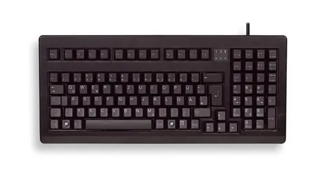 CHERRY G80-1800LPCEU-2 černá / Kancelářská klávesnice / drátová / USB / US layout 