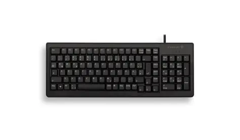 CHERRY G84-5200LCMEU-2 černá / Kancelářská klávesnice / drátová / USB / US layout