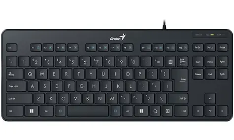 GENIUS LuxeMate 110 černá / Drátová klávesnice / USB / CZ+SK layout