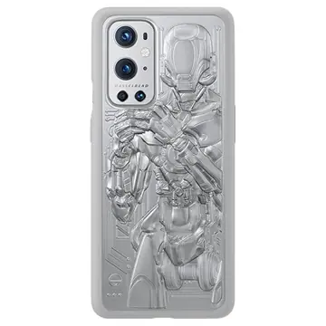 OnePlus Unique Bumper Case  Zadní Kryt pro OnePlus 9 Pro stříbrná