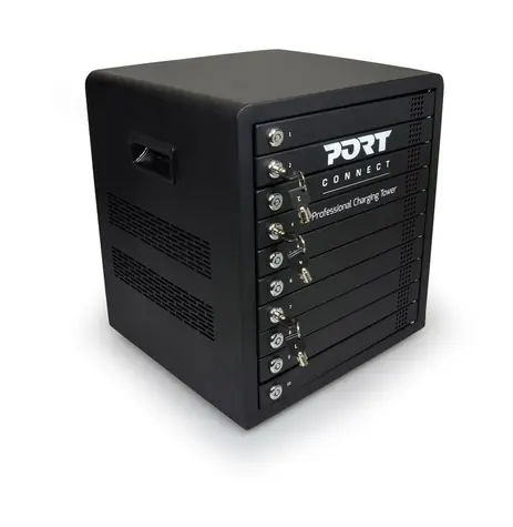 PORT CONNECT 901954 CHARGING CABINET černá / Nabíjecí skříň pro 10 zařízení / individualní dvířka 