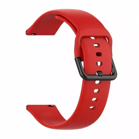 Xiaomi univerzální silikonový řemínek 20 mm červená