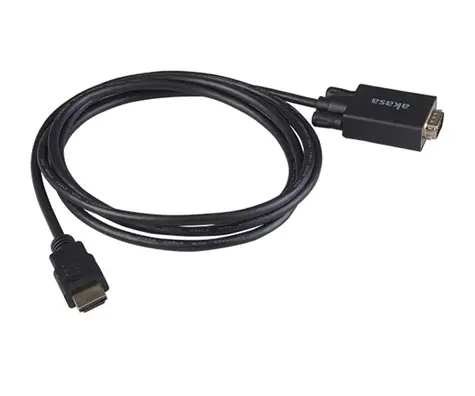 Akasa AK-CBHD26-20BK / kabel HDMI na VGA / FullHD / 60Hz / 2m