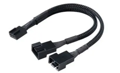 Akasa PWN / rozbočovač ventilátoru / 4pin / 4ks 