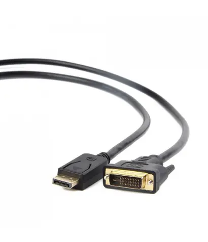 Gembird CC-DPM-DVIM-1M kabel DP na DVI 1m černá / 1x DisplayPort (M) / 1x DVI 24+1 (M)