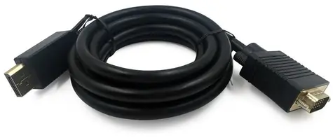 Gembird CCP-DPM-VGAM-6 kabel DisplayPort na VGA 1.8m černá / DisplayPort (M) / VGA (M)