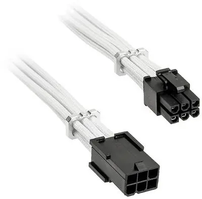 BitFenix Alchemy kabel 6-pin PCIe 45 cm bílá / prodlužovací