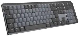 Logitech MX Mechanical Linear grafitová / Kancelářská klávesnice / bezdrátová / mechanická / QWERTY / BT / US layout
