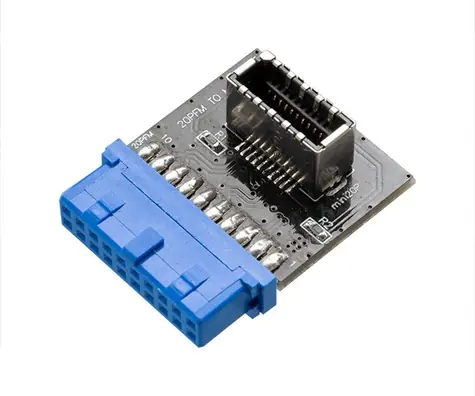 Akasa AK-CBUB51-BK adaptér / USB 3.0 na USB 3.1 / 20-pin