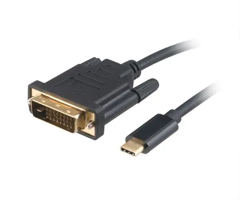 Akasa AK-CBCA10-18BK černá / kabel USB-C na DVI / 4K@60Hz / 1.8m