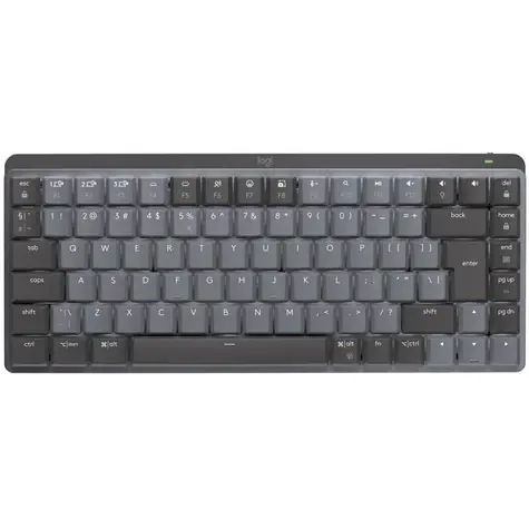 Logitech MX Mechanical Mini Clicky černá / Kancelářská klávesnice / bezdrátová / mechanická / QWERTY / BT / US layout