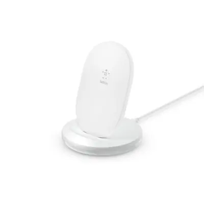 BELKIN WIB002vfWH wireless charging stand bílá / bezdrátový nabíjecí stojánek / 15W