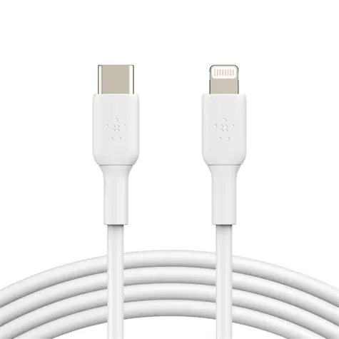 BELKIN CAA003bt1MWH kabel USB-C na Lighting bílá / 1m