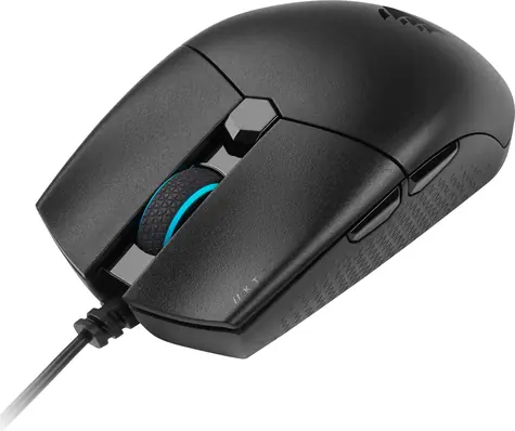 Corsair Katar PRO černá / Optická herní myš / 12400 DPI / 6 tlačítek / RGB LED podsvícení / USB