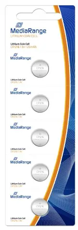MediaRange Premium lithium baterie Coin Cells CR1216 / 3V / 5ks