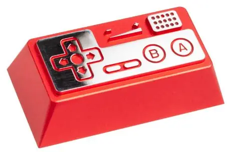 ZOMOPLUS Aluminium Keycap Retro Gamepad II červená / pro Cherry MX Switches
