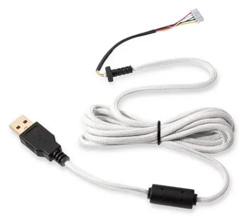 Glorious Ascended v2 bílá / pletený USB kabel / pro herní myš Glorious O/O-/D