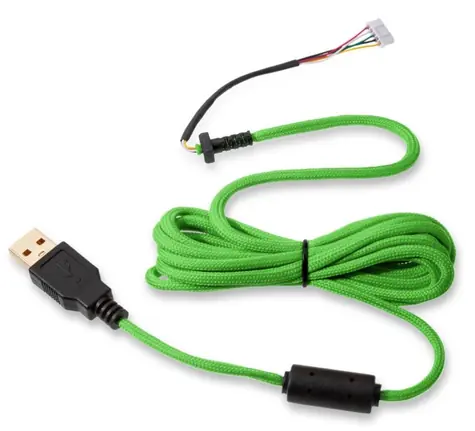 Glorious Ascended v2 zelená / pletený USB kabel / pro herní myš Glorious O/O-/D