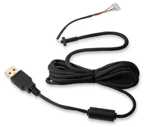Glorious Ascended v2 černá / pletený USB kabel / pro herní myš Glorious O/O-/D