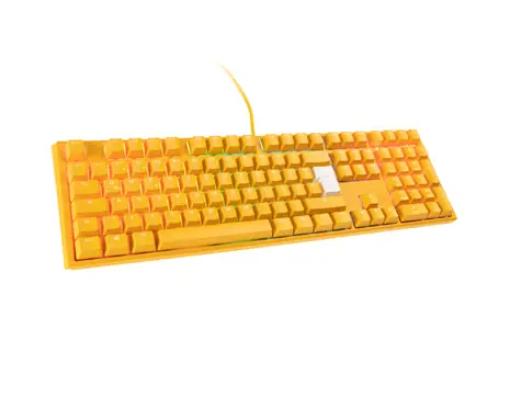 Ducky One 3 Yellow MX-Brown žlutá / Herní klávesnice / podsvícená / mechanická / drátová (USB) / DE