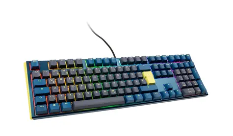Ducky One 3 Daybreak MX-Black modrá / Herní klávesnice / podsvícená / mechanická / drátová (USB) / DE
