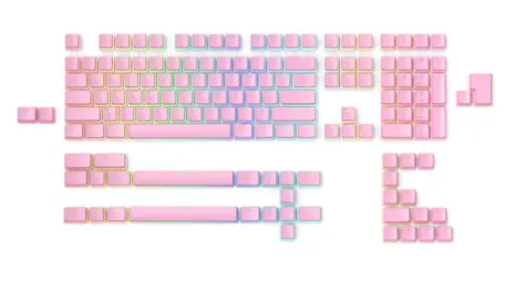 Glorious vyměnitelné klávesy Aura v2 US růžová / 145 ks / US layout / Cherry MX + Gateron + Kailh