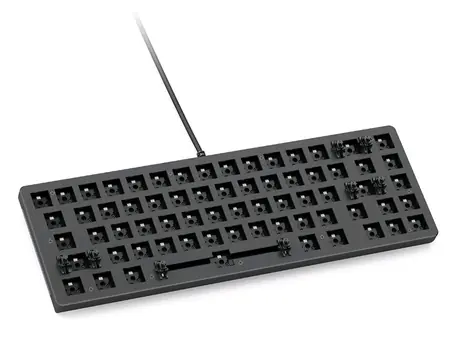 Glorious GMMK2 Compact barebone ANSI černá / herní klávesnice / bez spínačů / USB-C / ANSI layout / RGB / 2m