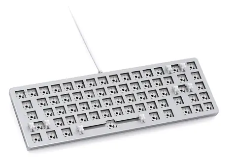 Glorious GMMK2 Compact barebone ANSI bílá / herní klávesnice / bez spínačů / USB-C / ANSI layout / RGB / 2m