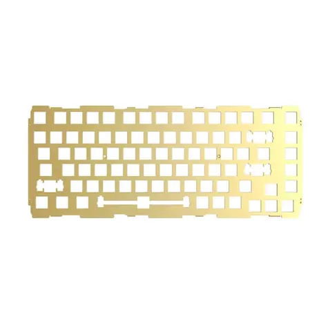 Glorious GMMK Pro 75% Switch Plate ANSI - mosaz / mosazná spínací deska / pro klávesnici GMMK Pro 75% barebone
