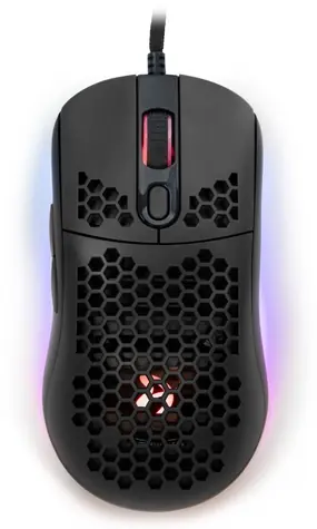 AROZZI FAVO Ultra Light černá / Herní myš / optická / 16000 DPI / USB / 7 tlačítek 