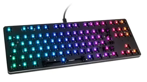 Glorious GMMK TKL barebone ISO černá / herní TKL kláves. / bez spínačů / USB-C / ISO layout / RGB / 1.8m
