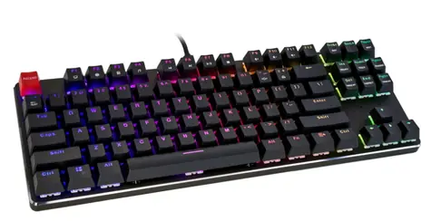 Glorious GMMK TKL US černá / herní TKL kláves. / Gateron Brown / USB-C / US layout / RGB / 1.8m